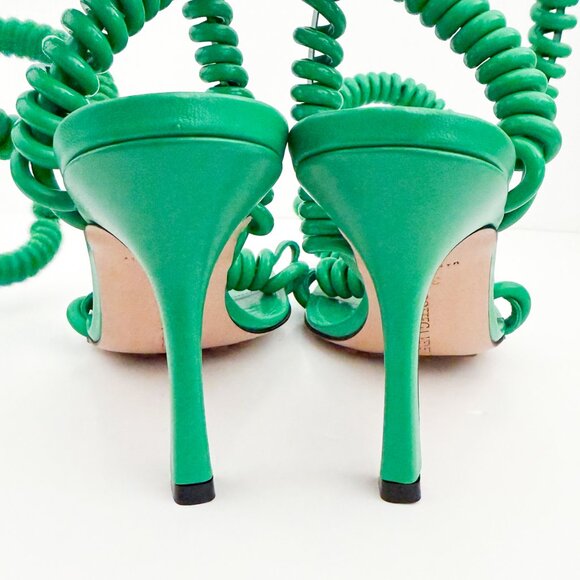 Bottega Veneta Stretch Sandal Curl Rubber Spiral Wire Nappa - Picture 11 of 16